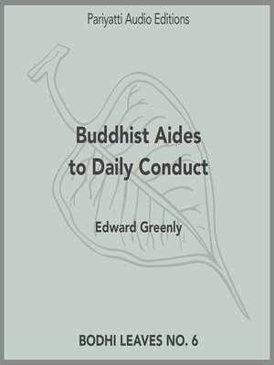 cover image of Buddhist Aids to Daily Conduct